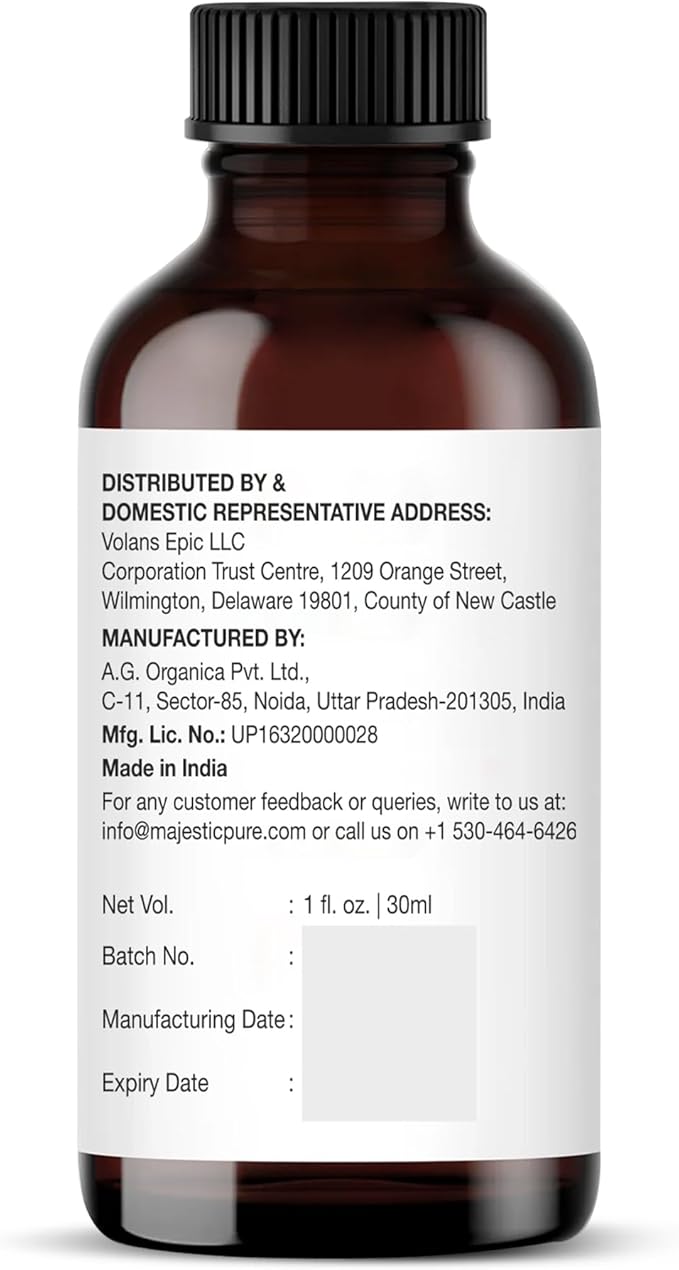 Majestic Pure Essential Oil with Glass Dropper - 100% Pure and Natural - Essential Oils for Diffuser, Aromatherapy, Soap and Candle Making, Geranium Essential Oil, Geranium Oil, 1 Fl Oz (Pack of 2) - Bloomnest