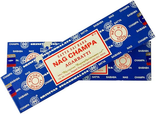 Satya Nag Champa 200 gram Incense Sticks for Positivity, Meditation, Relaxation, Yoga, Healing by Giftbrit