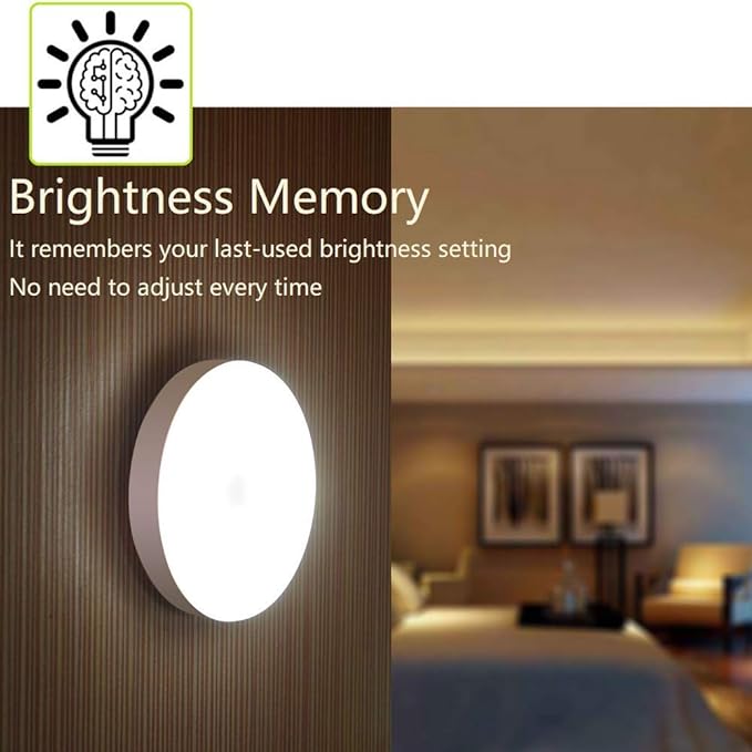 Mini Touch Light, Rechargeable Battery Operated Closet Lights Wardrobe Lights, Magnetic Stick-on Anywhere LED Night Light, Wireless Under Cabinet Lighting, Dimmable Tap Push Light Lamp - Bloomnest
