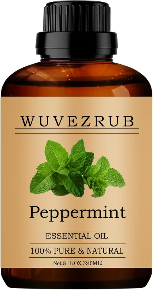 Peppermint Essential Oils, 240ML Pure and Natural Essential Oil for Aromatherapy Diffuser - Peppermint /8 Fl Oz - Bloomnest