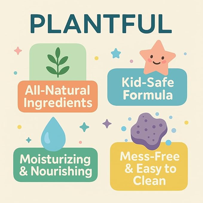 Plantful™ Natural Bath Bomb for Kids, Non-Toxic, Bubble podz, Fluffy Foam soap, Holiday Gifts, Bubble Bath Fizzy for Girls Boys, 9 Pack, Toddler, Pure Essential Oil - Bloomnest