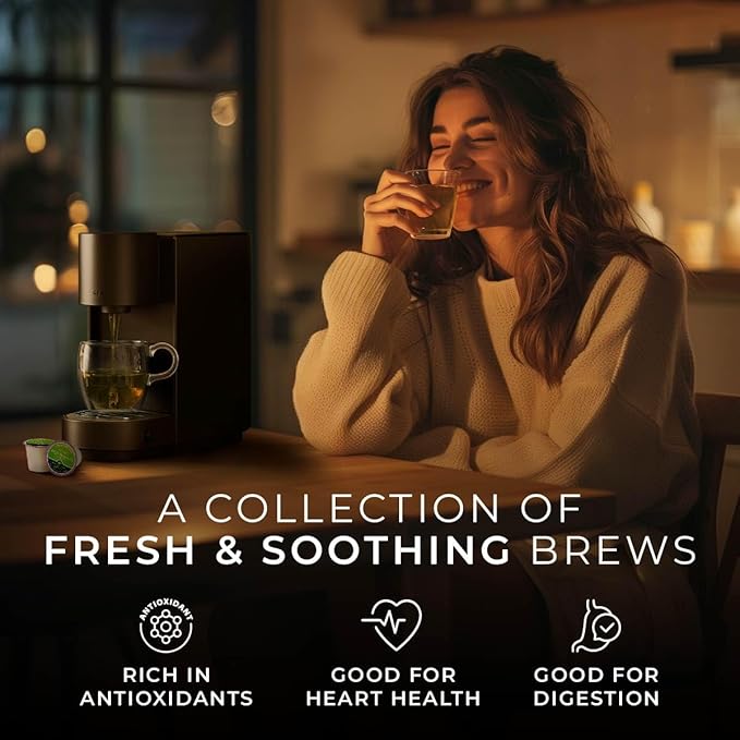 Gya Tea Co Evening Calm Tea Pod Collection Gift Set (60 Count) - Different Flavors Assorted Variety Pack - Bloomnest
