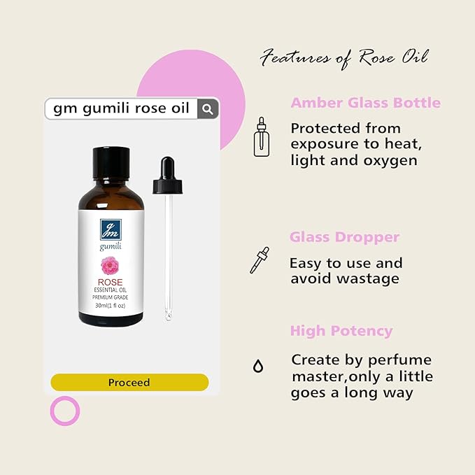 Rose Essential Oil and Jasemine Essential Oil, Floral Scent Oils Home Fragrance Oils for Diffuser Perfume Candle Soap Making - 2 Oz, Pack of 2 - Bloomnest