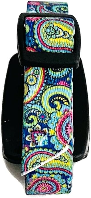 VNS (Vagus Nerve Stimulator) Wrist Watch Band Plaid and Paisley Prints Bloomnest