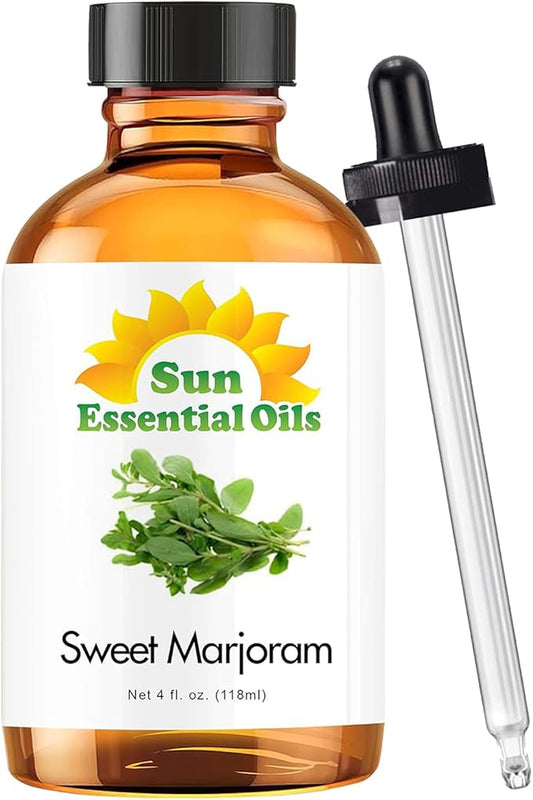 Sun Essential Oils 4oz - Marjoram (Sweet) Essential Oil - 4 Fluid Ounces - Bloomnest
