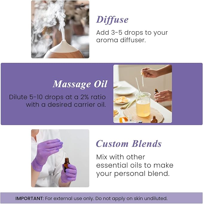 Handcraft Blends Lavender Essential Oil – 0.33 Fl Oz – 100% Pure and Natural – Premium Grade Essential Oil for Diffuser and Aromatherapy, Skin, Massage, Candle and Soap Making Fragrance - Bloomnest