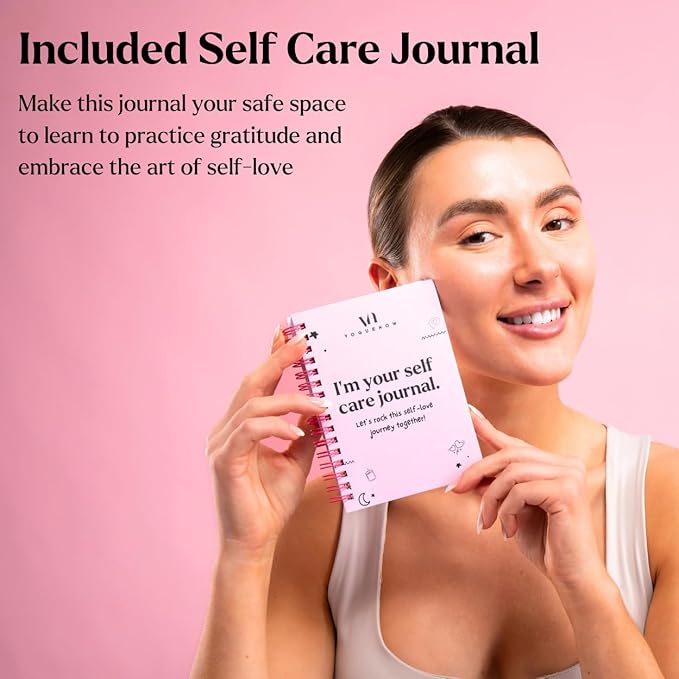 Spa Gifts for Women - Valentines Gift (Set of 8) - Premium Self Care Spa Kit- Bath, Skin Care Sets & Self Care Items - Pampering Valentine Gifts for Women, Spa Gift Basket, Galentines Day Gifts - Bloomnest