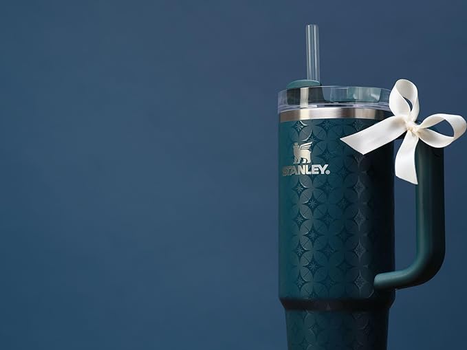 STANLEY Quencher H2.0 Tumbler with Handle and Straw 40 oz | Flowstate 3-Position Lid | Cup Holder Compatible for Travel | Insulated Stainless Steel Cup | BPA-Free | Ponderosa Star - Bloomnest
