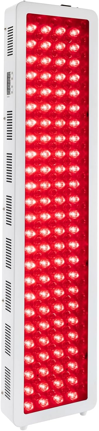 1000W Professional Red Light Therapy Panel with 660nm & 850nm, Near Infrared Dual-Chip Wavelength for Deep Tissue Pain Relief, Beautiful Skin, LED, 8.26" L * 2.55" W * 35.82" H LUNUMAOS