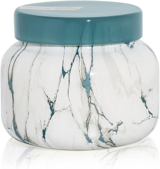 Capri Blue Scented Candles - Modern Marble Oversized Jar - Luxury Candles for Home Scented with Tropical Fruits & Sugared Citrus - Soy Wax Blend (Volcano, 28 oz) - Bloomnest