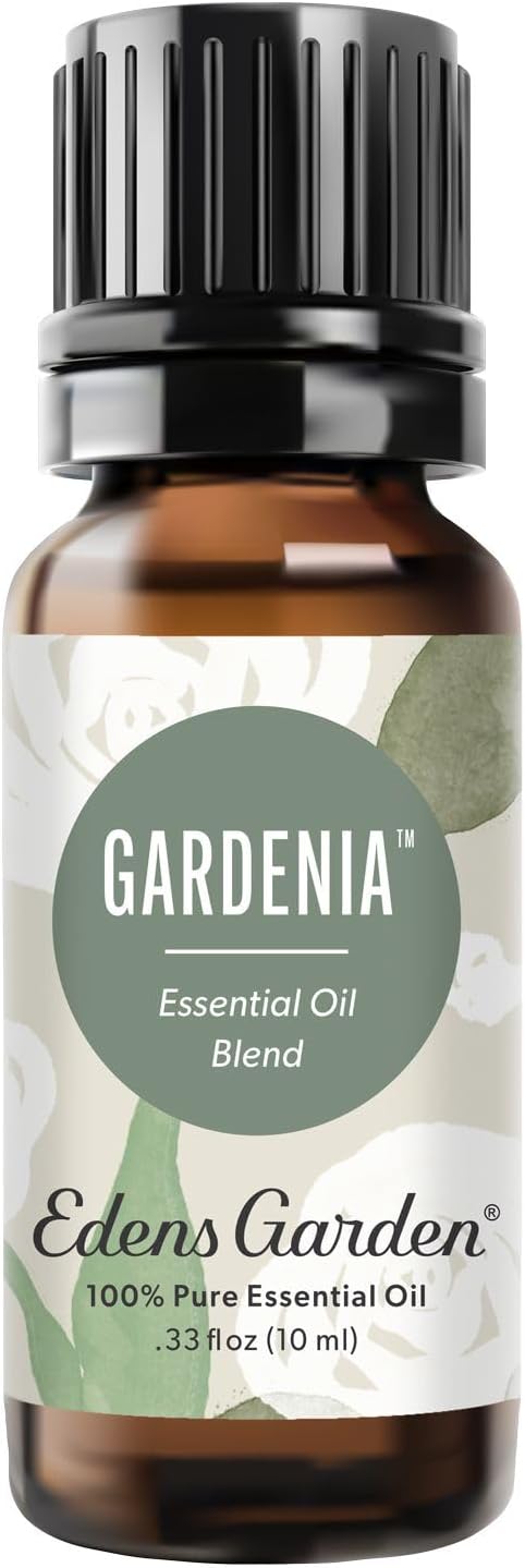 Edens Garden Gardenia Essential Oil Blend – 100% Pure Premium Grade for Diffuser, DIY Soap & Candle Making, Natural Aromatherapy & Skin Safe, Undiluted & Clean, No Added Fragrance 10 ml (.33 fl oz) EdensGarden