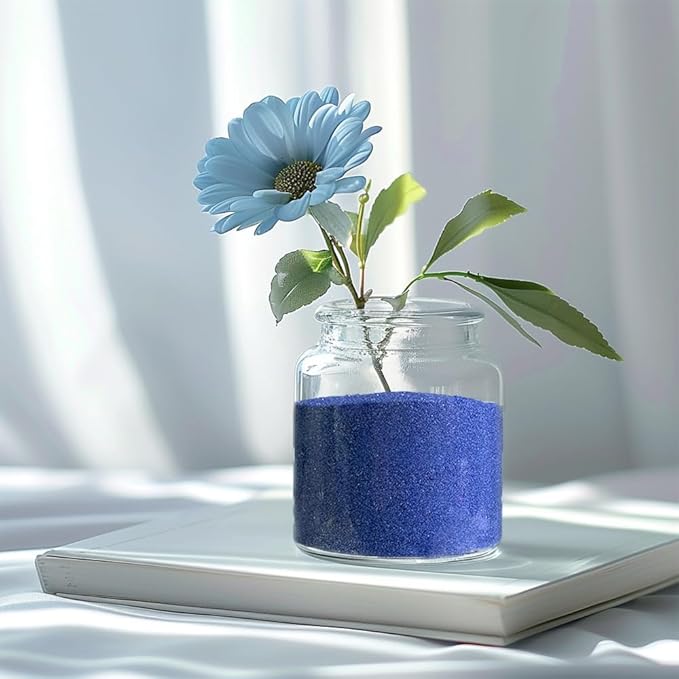 HappyFiller Cobalt Blue Unity Wedding Ceremony Sand with Storage Container for Crafts,Sands Box,Zen Garden,Vase Filler,Home Decoration,Zen Garden,28 OZ - Bloomnest