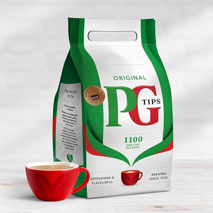 PG Tips One Cup Original Tea Bags (Pack of 1, Total 1100 Tea Bags) - Bloomnest