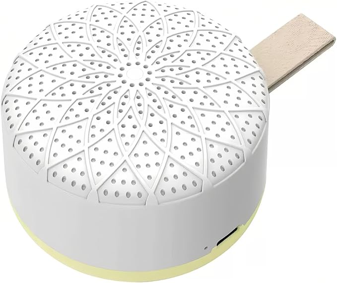 Sound Machine with 24 Relaxing Nature Sounds,Sleep Portable Travel White Noise Machine for Home,Office,Nursery,Timed and Adjustable with Lights Sound Machine - Bloomnest
