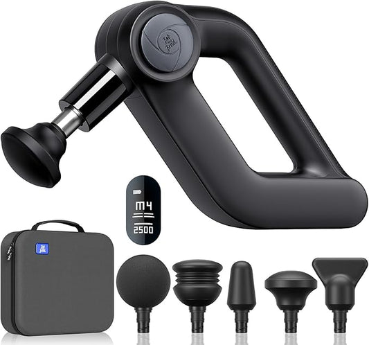 BOB AND BRAD D5 Pro Massage Gun with 13mm Amplitude, FSA Eligible/HSA Eligible, Powerful Percussion Massage Gun Deep Tissue with Max Power for Athletes Gym, Handheld Muscle Massager for Pain Relief - Bloomnest