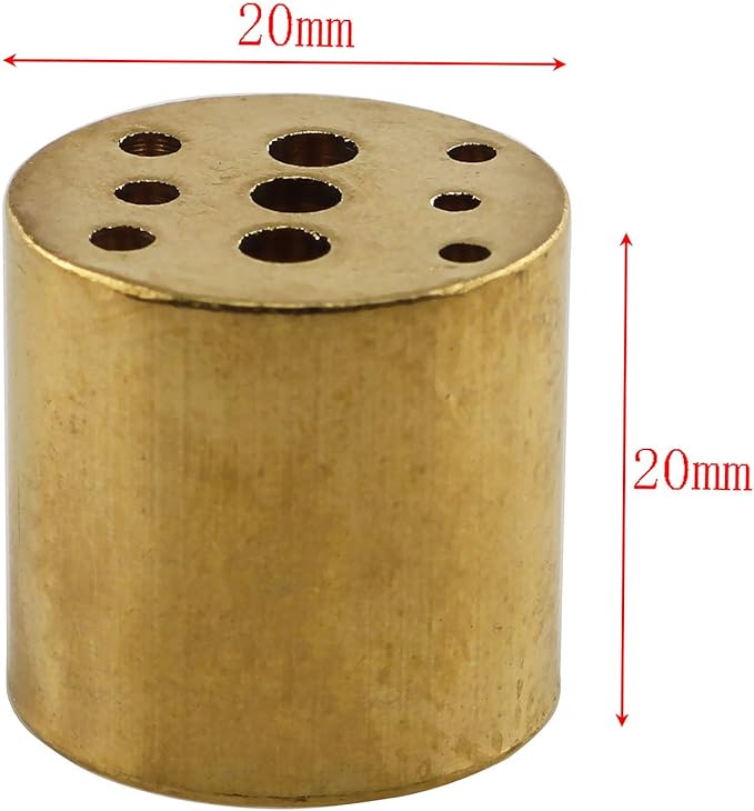E-outstanding Incense Holder Brass Incense Burner Holder with 9 Different Sizes Holes Incense Stick Holder - Bloomnest