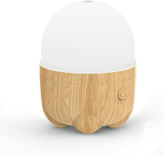 150ML Rechargeable Battery Essential Oil Diffuser, Portable Cordless Aromatherapy Diffuser with 7 LED Color Changing Lights, for Bedroom, Office, Outdoor - Bloomnest
