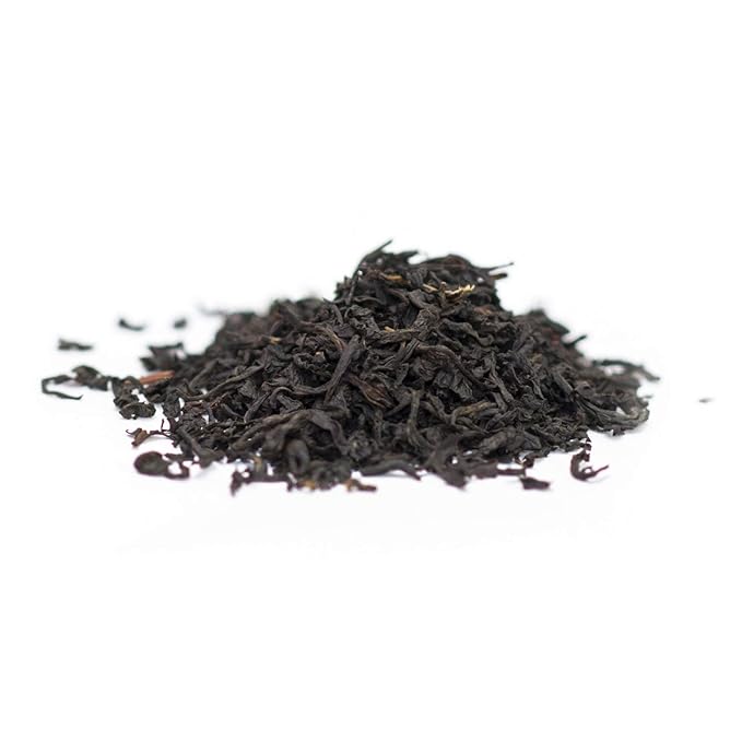 JusTea MT. KENYA BLACK | Loose Leaf Black Tea | Tin with Hand Carved Tea Spoon | 40+ Cups (3.2oz) | High Caffeine | Award-Winning | Fair Trade | Non-GMO - Bloomnest
