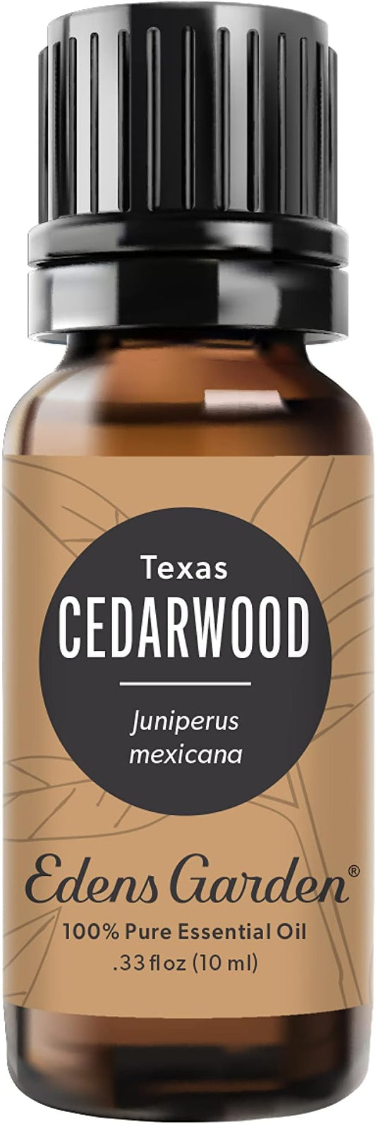 Edens Garden Cedarwood- Texas Essential Oil- 100% Pure Premium Grade, Undiluted, Natural, Therapeutic, Aromatherapy, The Best for Diffuser, Candle, Laundry, Hair 10 ml (.33 fl oz) - Bloomnest