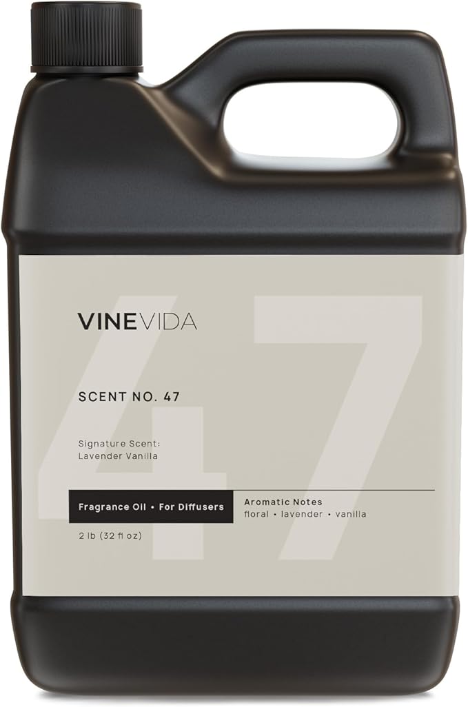 VINEVIDA [32 Fl Oz] Lavender Vanilla Fragrance Oil for Cold Air Diffusers, Essential Oils for Diffuser Oil Refill & Air Freshener Room Spray - Bloomnest