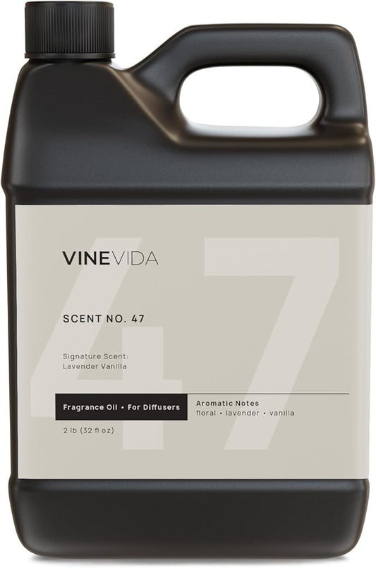 VINEVIDA [32 Fl Oz] Lavender Vanilla Fragrance Oil for Cold Air Diffusers, Essential Oils for Diffuser Oil Refill & Air Freshener Room Spray - Bloomnest