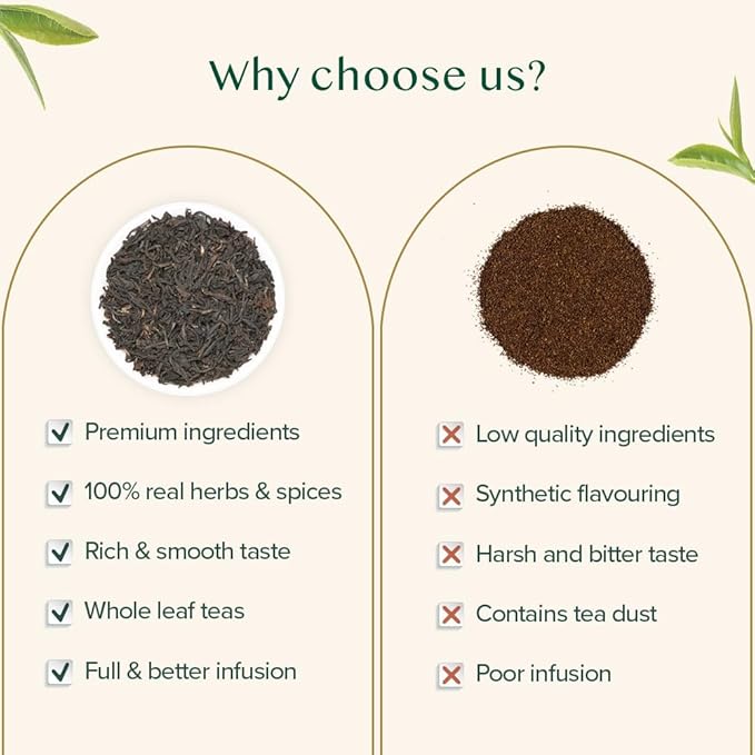 VAHDAM, Assam Black Tea Leaves (340g/12oz) 170+ Servings | High Caffeine, Non GMO, Gluten Free | STRONG, MALTY & RICH | Pure Unblended Single Origin Black Loose Leaf Tea | Vacuum Sealed - Bloomnest