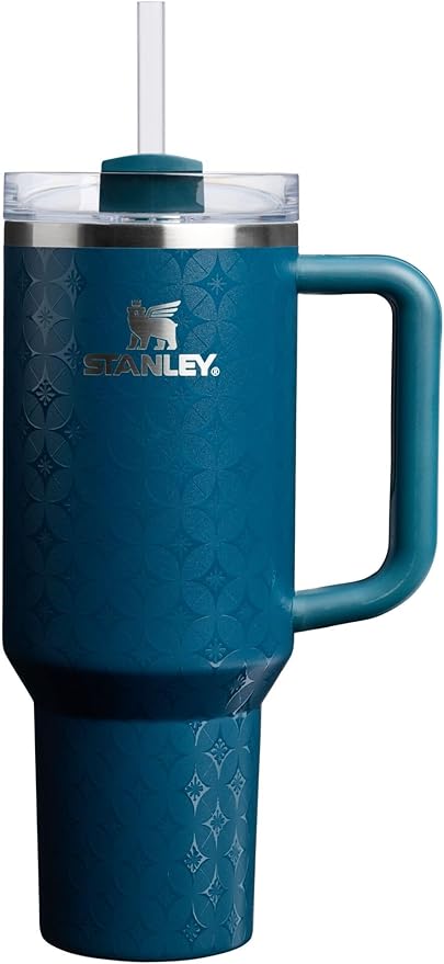 STANLEY Quencher H2.0 Tumbler with Handle and Straw 40 oz | Flowstate 3-Position Lid | Cup Holder Compatible for Travel | Insulated Stainless Steel Cup | BPA-Free | Ponderosa Star - Bloomnest