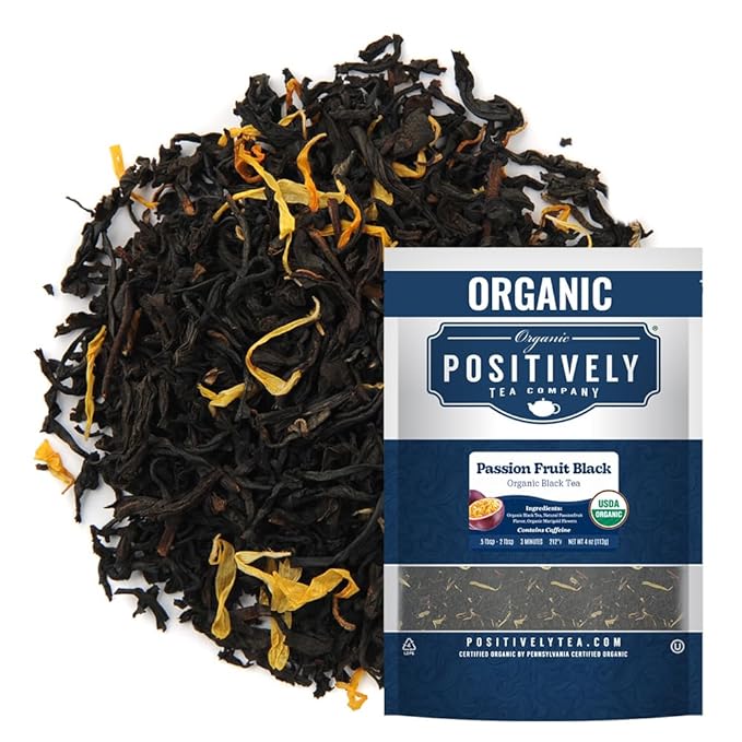 Organic Positively Tea Company, Assam TGFOP Black Tea, Loose Leaf, 4 Ounce - Bloomnest