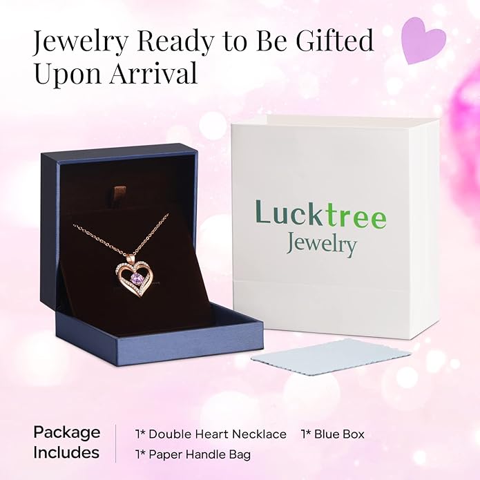 18K Rose Gold Necklaces for Women Birthday Gifts for Women Jewelry for Women Birthday Gifts for Wife Girlfriend Daughter Wife Birthday Gifts for Anniversary Mothers Day Christmas Valentines Gifts - Bloomnest
