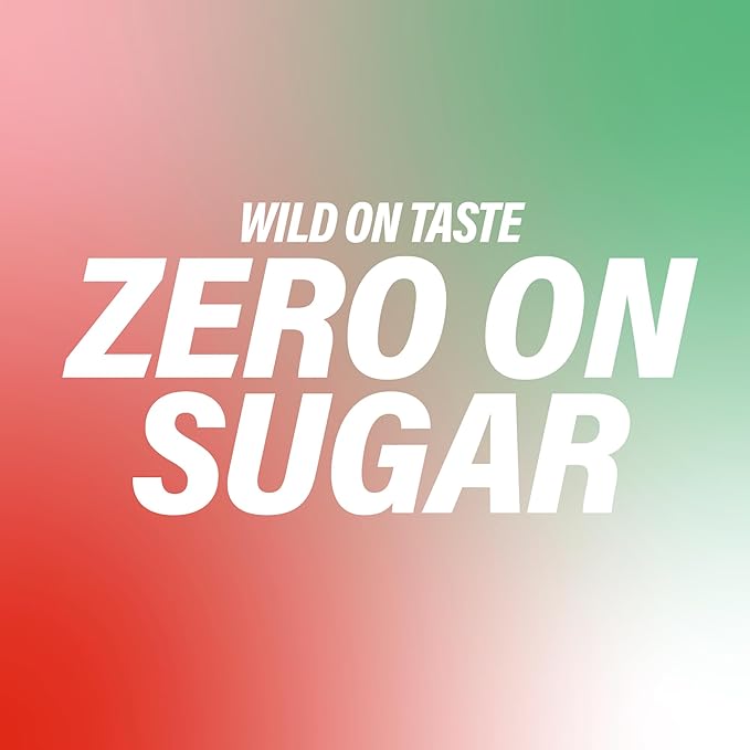 GURU ZERO SUGAR Wild Strawberry Watermelon Organic Energy Drinks, Clean Energy Drink with Plant Based Natural Caffeine from Green Tea, Coconut Water, Prebiotic, Zero Added sugars, Gluten Free and Vegan, Pre Workout, Healthy Drinks, 12oz (Pack of 24) - Bloomnest