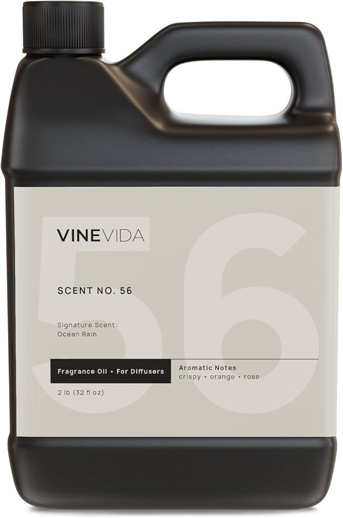 VINEVIDA [32 Fl Oz] Ocean Rain Fragrance Oil for Cold Air Diffusers, Essential Oils for Diffuser Oil Refill & Air Freshener Room Spray - Bloomnest