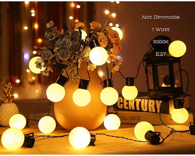 E27 E26 Small LED Mood Light Bulb 1W Soft White 3000K Not Dimmable 10W Equivalent for Bedroom Bathroom Makeup Mirror Porch Wall Sconces Table Lamp Night Light 10Pack - Bloomnest