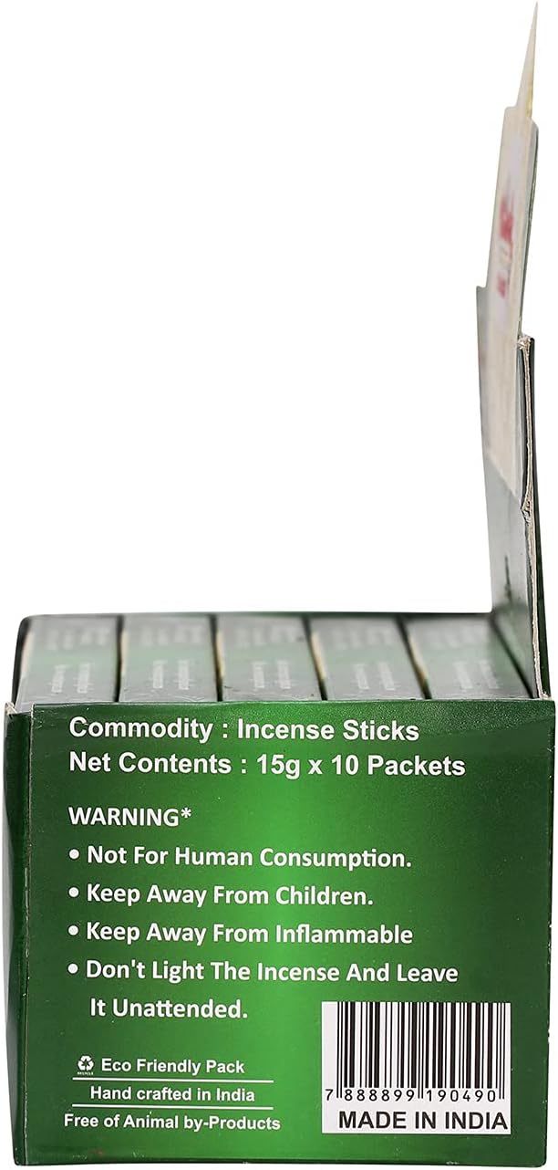 Dwaraka - Incense Sticks - Mogra/Arabian Jasmine, 100 Sticks, All Natural, Chemical Free DwarakaOrganic