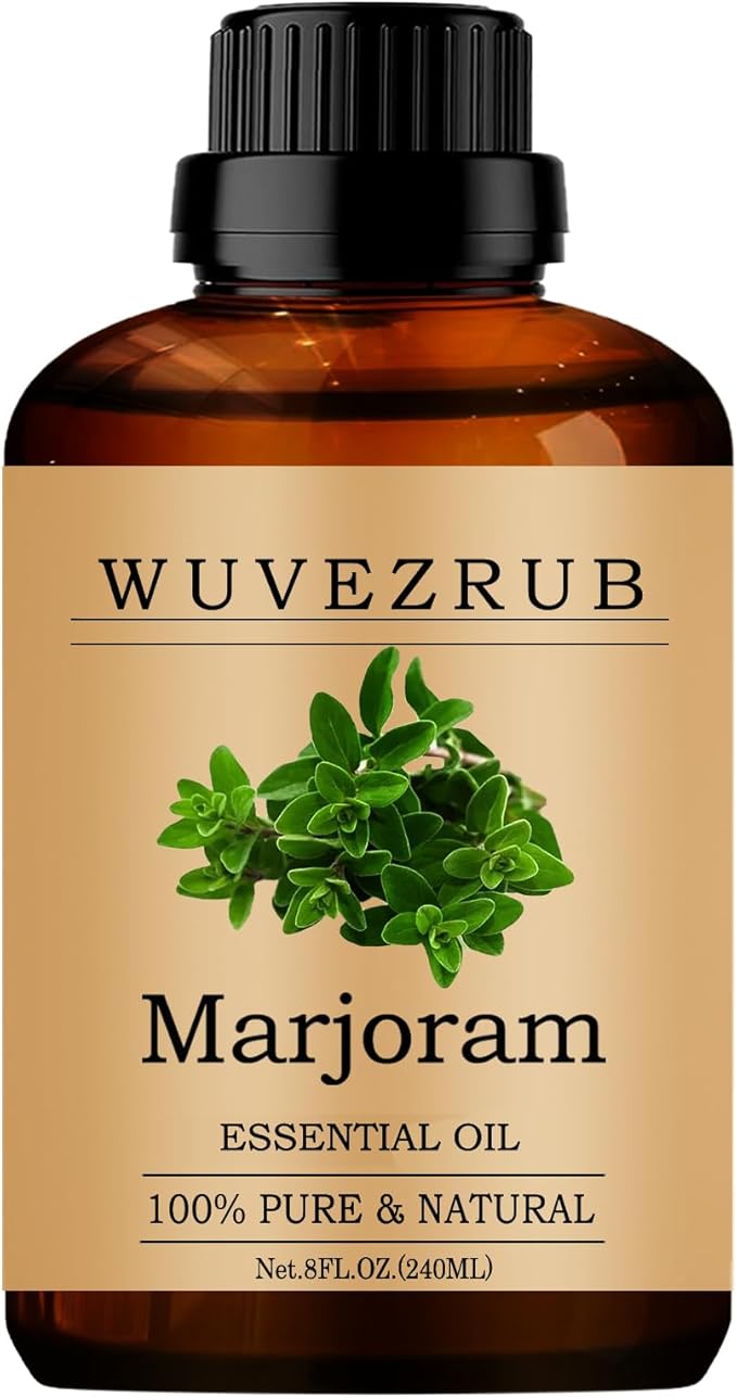 Marjoram Essential Oils, 240ML Pure and Natural Essential Oil for Aromatherapy Diffuser - Marjoram /8 Fl Oz - Bloomnest