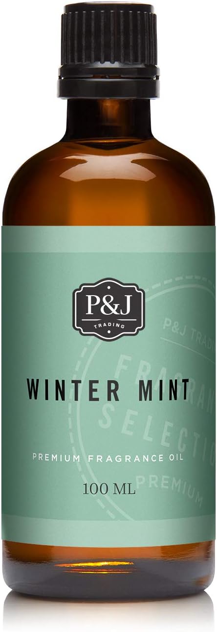 P&J Trading - Winter Mint Scented Oil 100ml - Fragrance Oil for Candle Making, Soap Making, Diffuser Oil PJTrading