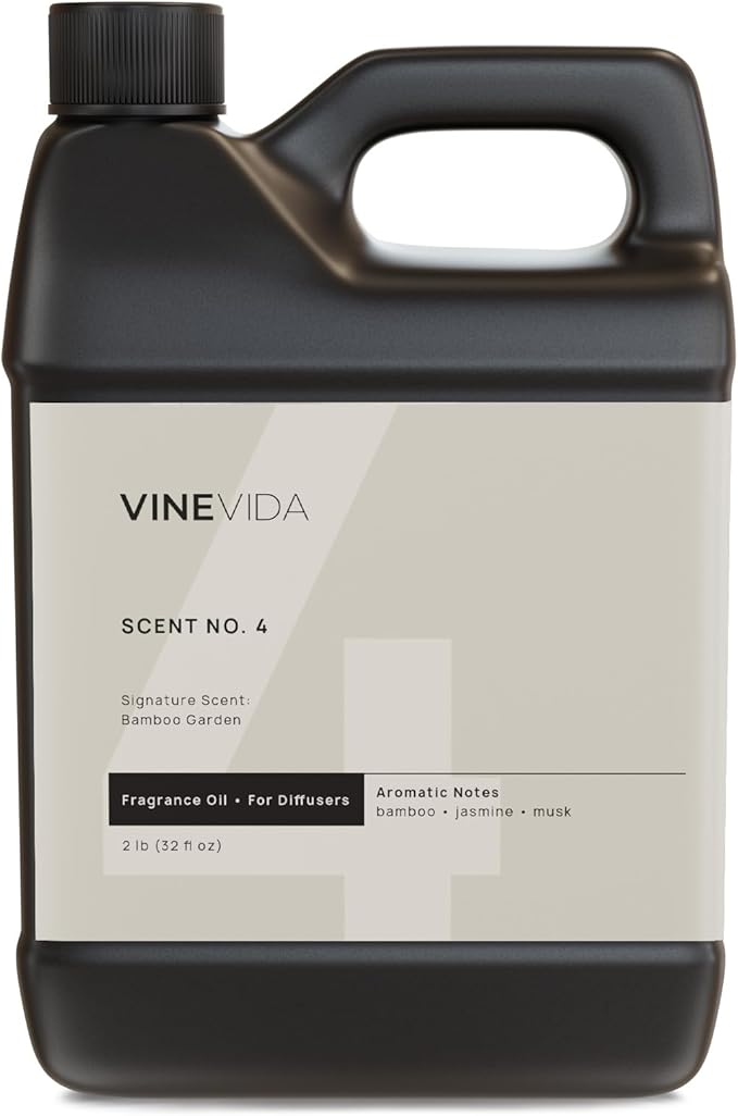 VINEVIDA [32 Fl Oz] Bamboo Garden Fragrance Oil for Cold Air Diffusers, Essential Oils for Diffuser Oil Refill & Air Freshener Room Spray - Bloomnest