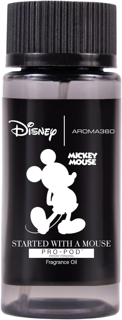 Aroma360 | Disney Pro- Pod | Mickey & Friends - Started with A Mouse Fragrance Oil | Luxury Essential Oil Diffuser | Aromatherapy Scent Diffuser Oil | Lemon, Bergamot and Ocean 1.7 fl oz, 50 mL - Bloomnest