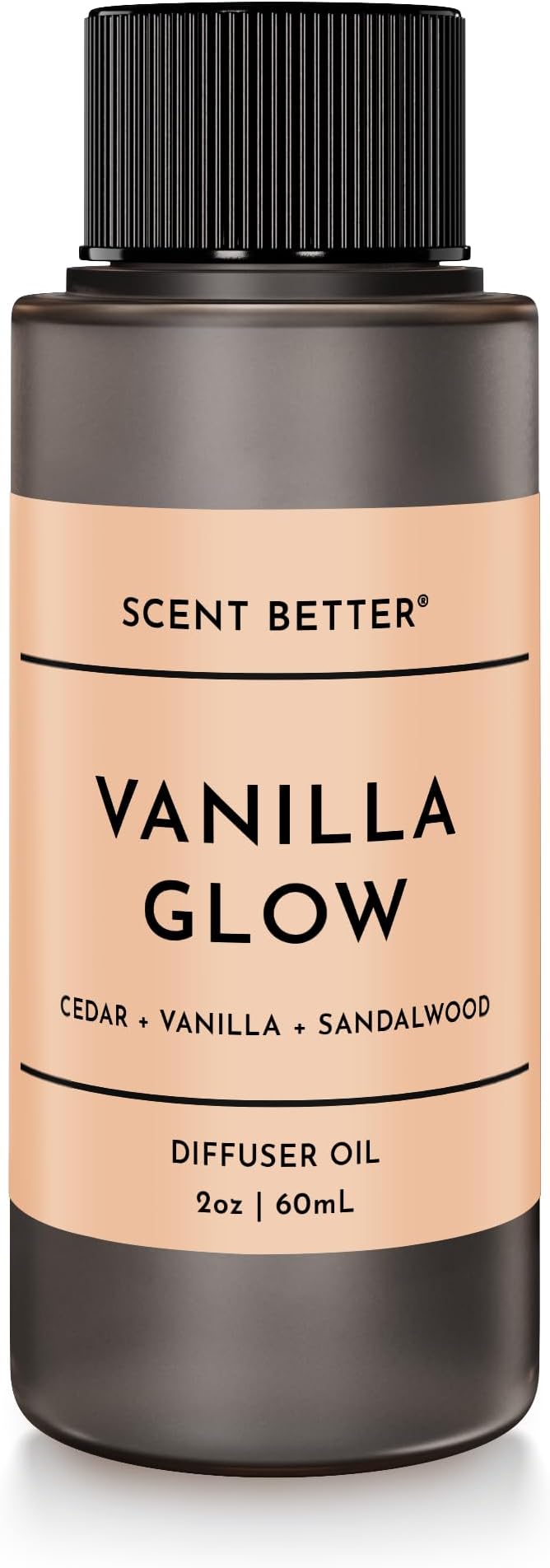Scent Better Vanilla Glow Aroma Essential Oil Blend: an Aromatherapy Blend of Vanilla, Amber, and Sandalwood for Ultrasonic Diffusers & Nebulizers (2 Fl Oz, 60 mL) - Bloomnest