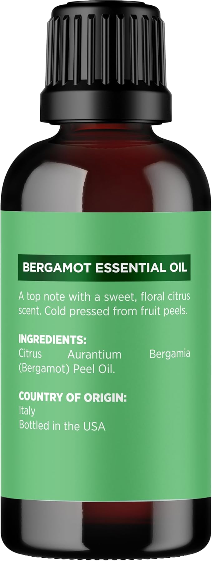 Bergamot Essential Oil for Diffuser Aromatherapy - 100% Pure Citrus Bergamot Oil for Hair Skin and Nails Plus Undiluted Relaxing Aromatherapy Essential Oil for Diffusers Baths and Topical Uses 1oz - Bloomnest