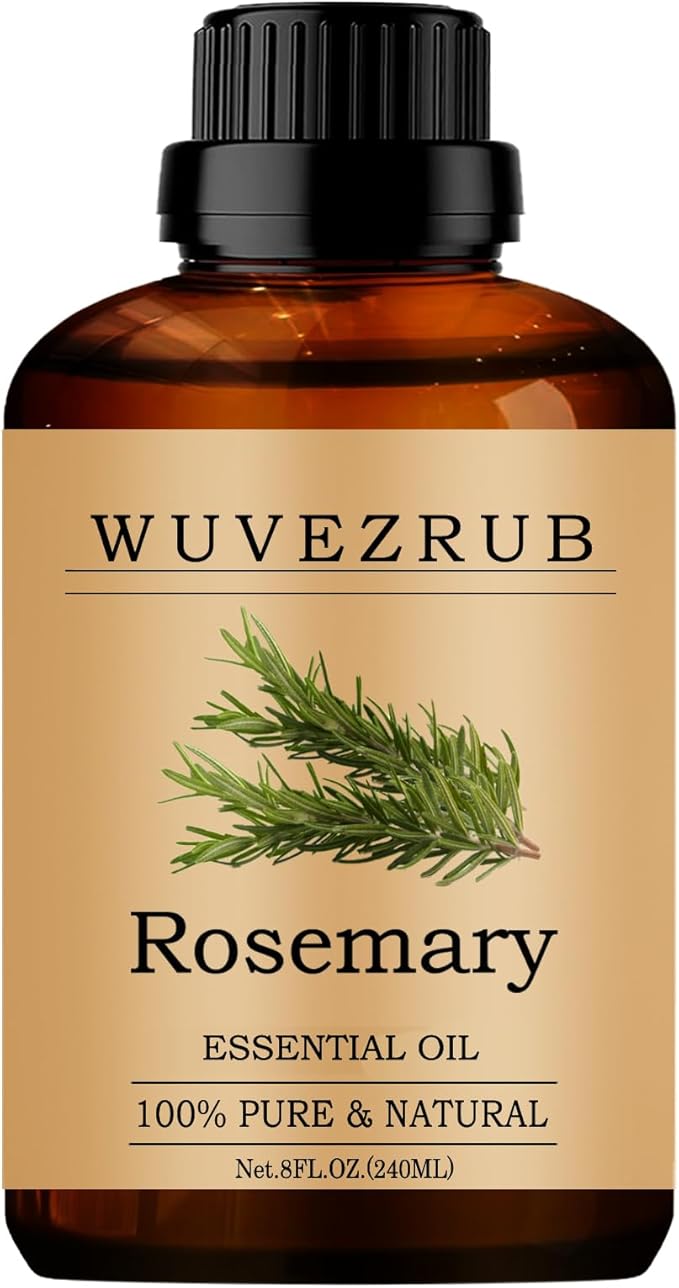 Rosemary Essential Oils, 240ML Pure and Natural Essential Oil for Aromatherapy Diffuser - Rosemary /8 Fl Oz - Bloomnest