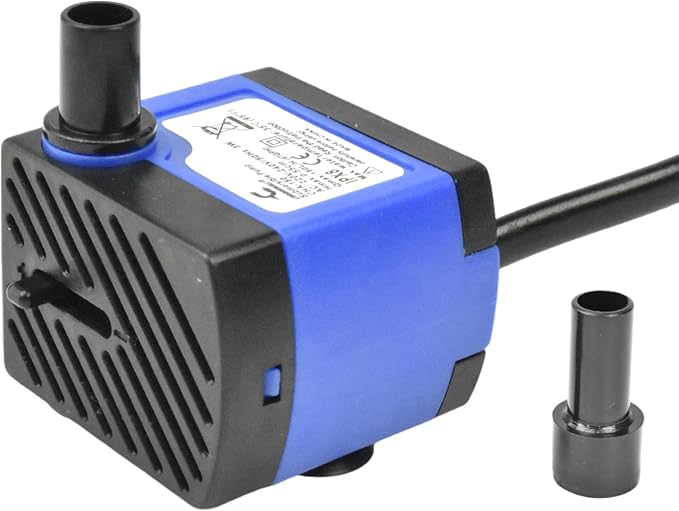 CONQUERALL 4W Circulation Pump 74GPH Adjustable Flow Hydroponics Supplies for Tabletop Water Fountain - Bloomnest