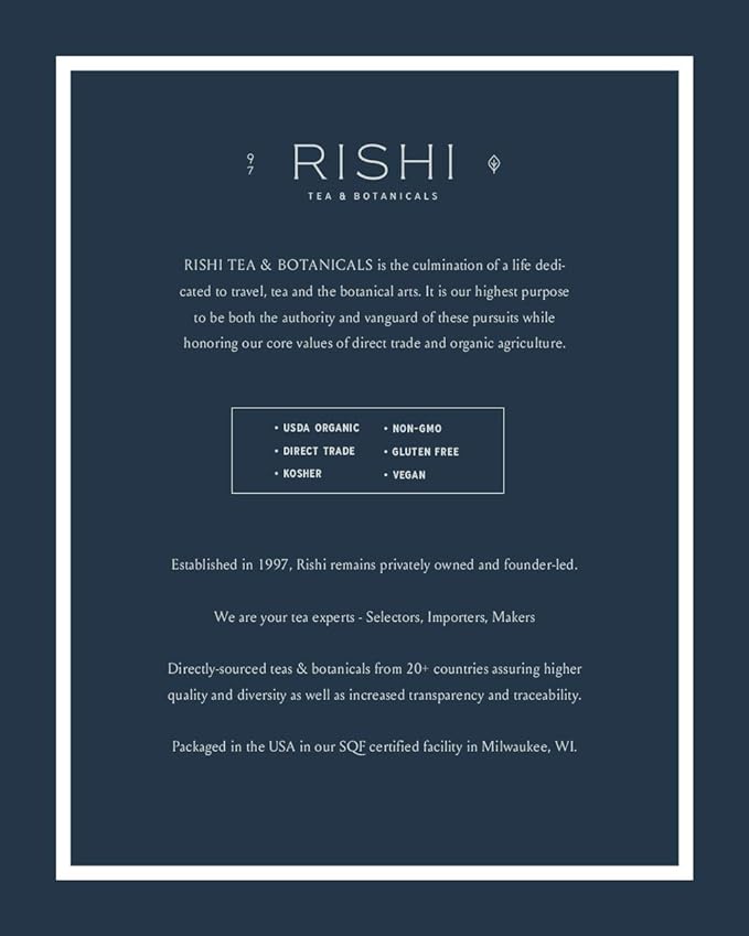 Rishi Tea Earl Grey Supreme Tea - Organic, Caffeinated Loose Leaf Tea with Bergamot Oil and Top Grade Yunnan Black Tea - 16 Ounces, 50+ Servings - Bloomnest
