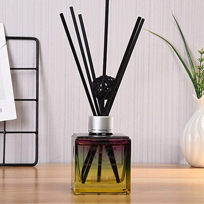 Pack of 100 Black Rattan Reed Sticks,Reed Diffuser Sticks Replacement Rattan Refill Sticks (Black) - Bloomnest