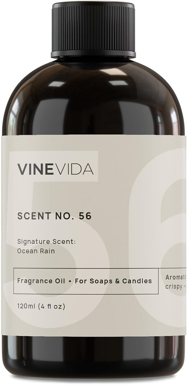 VINEVIDA [4 Fl Oz] Ocean Rain Fragrance Oil for Cold Air Diffusers, Essential Oils for Diffuser Oil Refill & Air Freshener Room Spray