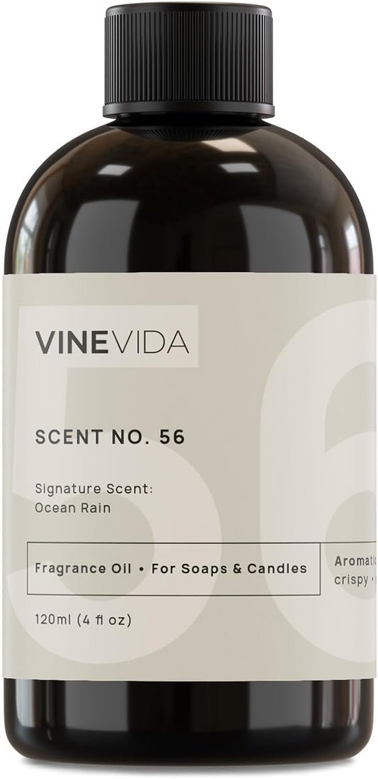 VINEVIDA [4 Fl Oz] Ocean Rain Fragrance Oil for Cold Air Diffusers, Essential Oils for Diffuser Oil Refill & Air Freshener Room Spray