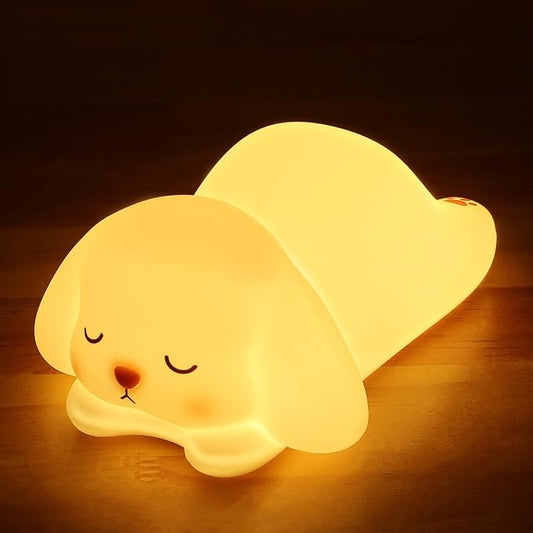 Tremdwoto Bunny Night Light for Kids - 16 Color Changing, Rechargeable Dimmable Nursery Lamp with 1/3 H Timer, Cute Animal Night Light for Baby Boys Girls, Kawaii Room Decor Gift - Bloomnest