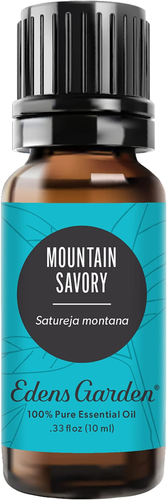 Edens Garden Mountain Savory Essential Oil- 100% Pure Premium Grade, Undiluted, Natural, Therapeutic, Aromatherapy, The Best for Diffuser, Candle, Laundry, Humidifiers 10 ml (.33 fl oz) EdensGarden