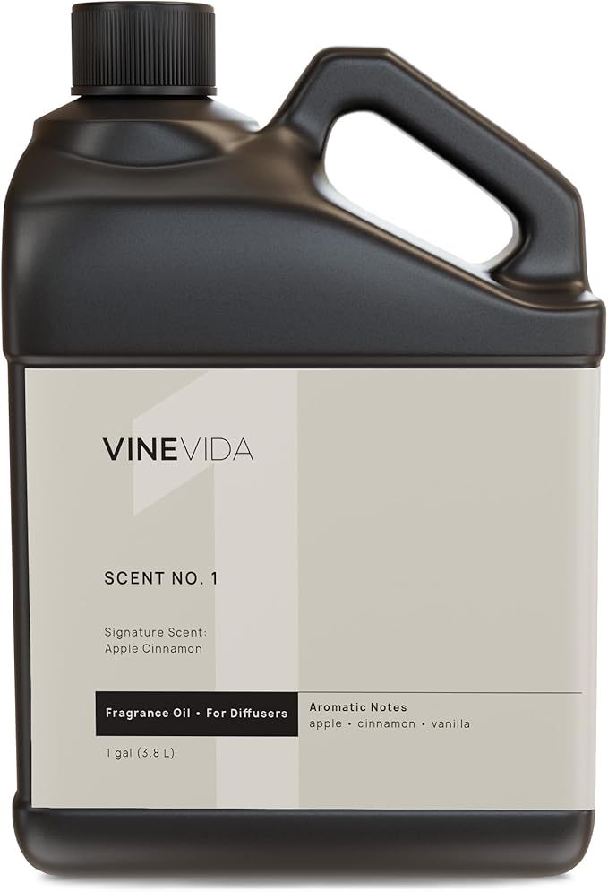 VINEVIDA [128 Fl Oz] Apple Cinnamon Fragrance Oil for Cold Air Diffusers, Essential Oils for Diffuser Oil Refill & Air Freshener Room Spray - Bloomnest