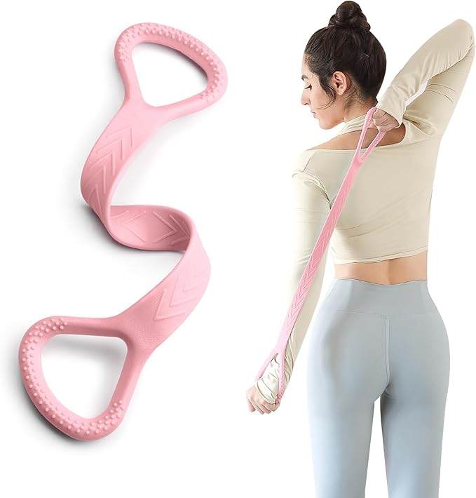 Figure 8 Resistance Band, Resistance Bands for Working Out Chest Arm and Shoulder Stretch Exercise Equipment for Yoga, Pilates, Stretching Daily Training is Easy to Carry - Bloomnest