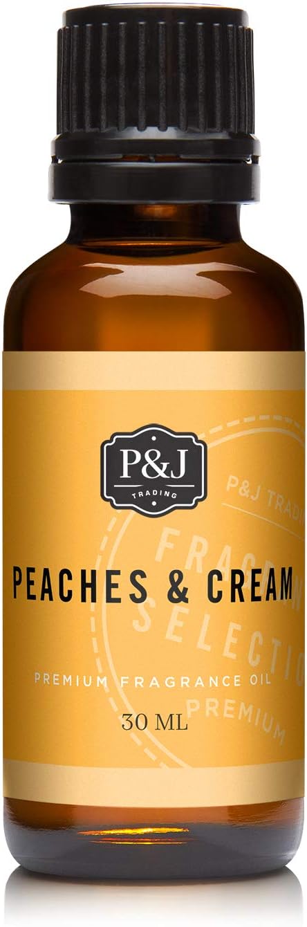 P&J Trading - Peaches & Cream Scented Oil 30ml - Fragrance Oil for Candle Making, Soap Making, Diffuser Oil - Bloomnest